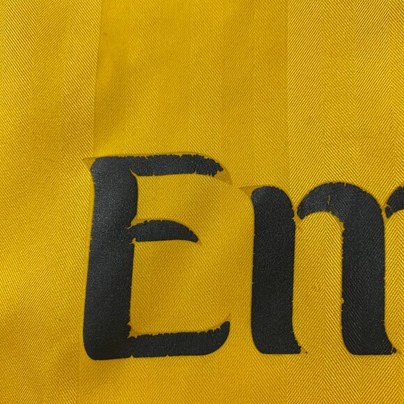 Arsenal 2006/07 Nike Soccer Jersey Away Yellow Mens XXL 2006-07 2XL - Picture 7 of 13